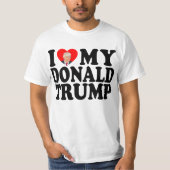 ドナルド・トランプを愛す 第47代大統領 Tシャツ (正面)