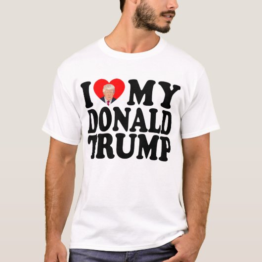 ドナルド・トランプを愛す 第47代大統領 Tシャツ (正面)