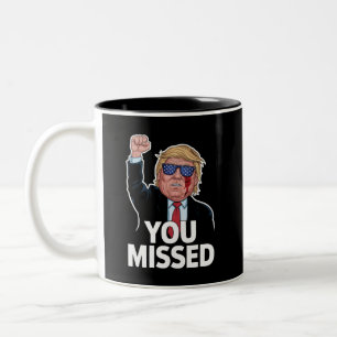 ドナルド・トランプを見逃した ツートーンマグカップ