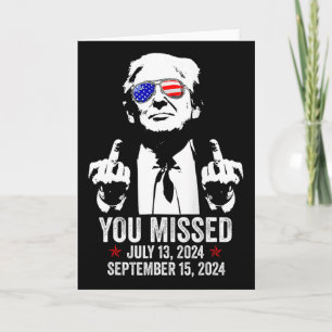 ドナルド・トランプを見逃した!面白い トランプ支持 9月 カード