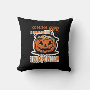 ドナルド・トランプキンパンプキン – ハロウィンクラシック クッション