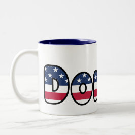 ドナルド・トランプサポート米国の大統領2016年 ツートーンマグカップ