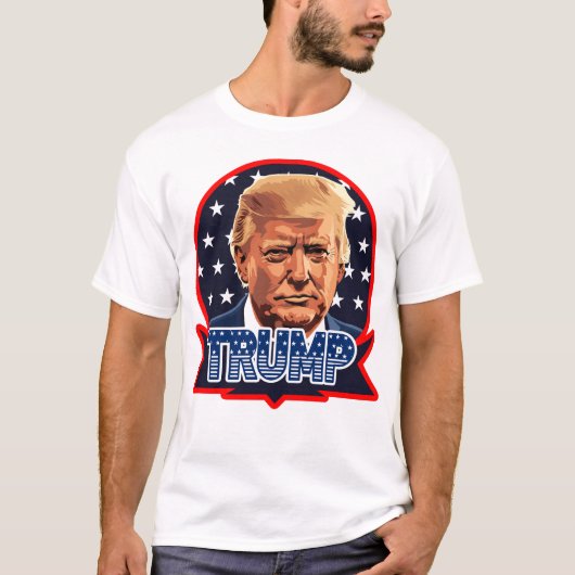 ドナルド・トランプヴィンテージ私はアメリカに戻って選挙している Tシャツ (正面)
