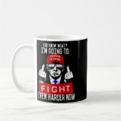 ドナルド・トランプ中指Pro Republオフ コーヒーマグカップ (左)