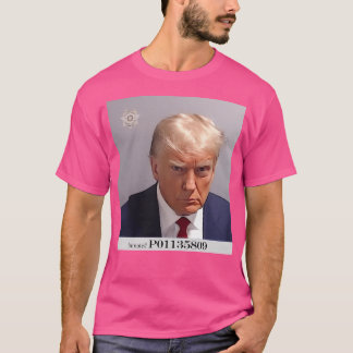 ドナルド・トランプ予約の写真(マグショット威厳がある) 24 20 Tシャツ
