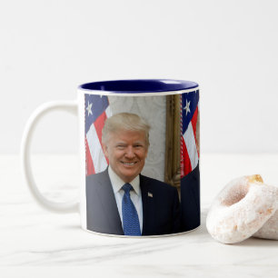ドナルド・トランプ公式ポートレート ツートーンマグカップ