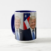 ドナルド・トランプ公式ポートレート マグカップ (正面左)