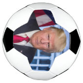 ドナルド・トランプ公式大統領のポートレート サッカーボール (回転)