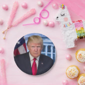 ドナルド・トランプ公式大統領のポートレート ペーパープレート (パーティー)
