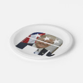 ドナルド·トランプ共和党パーティー記号 ペーパープレート (アングル)