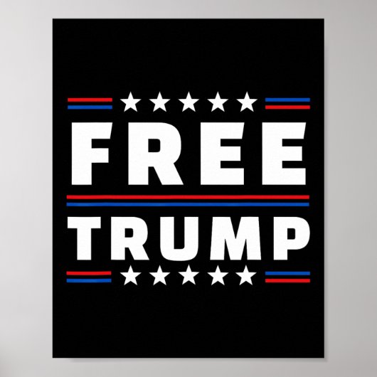 ドナルド・トランプ共和党支持を無料にする ポスター (正面)