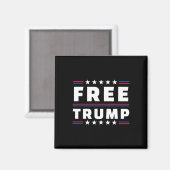 ドナルド・トランプ共和党支持を無料にする マグネット (正面/裏面)