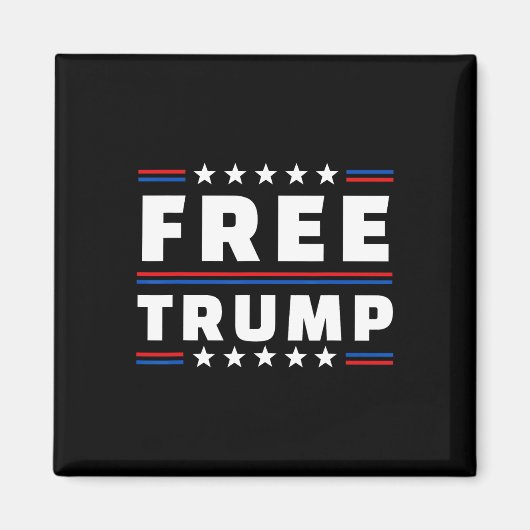 ドナルド・トランプ共和党支持を無料にする マグネット (正面)