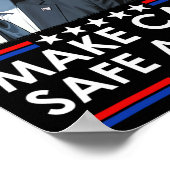 ドナルド・トランプ再び猫を安全にする2024ディベートFunn ポスター (角)