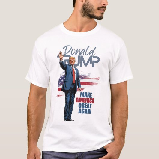 ドナルド・トランプ再素晴らし度Tシャツ Tシャツ (正面)