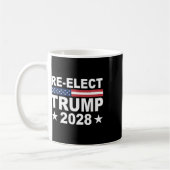 ドナルド・トランプ再選 2028年共和党アメリカ大統領選挙 コーヒーマグカップ (左)