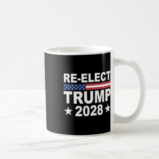 ドナルド・トランプ再選 2028年共和党アメリカ大統領選挙 コーヒーマグカップ (右)