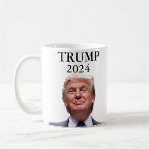 ドナルド・トランプ写真社長2024デカール コーヒーマグカップ