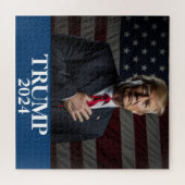 ドナルド・トランプ写真 – トランプ2024保アメリカ素晴らし ジグソーパズル (横)