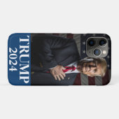 ドナルド・トランプ写真 – トランプ2024保アメリカ素晴らし Case-Mate iPhoneケース (裏面(横))