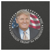 ドナルド・トランプ写真 - 大統領 2016 ファブリック (クローズアップ)