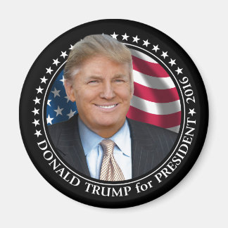 ドナルド・トランプ写真 - 大統領 2016 マグネット