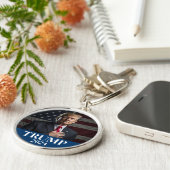 ドナルド・トランプ写真 – 社長 – 十分に言った キーホルダー (側面)