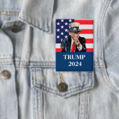 ドナルド・トランプ写真 缶バッジ (インサイチュ)