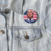 ドナルド・トランプ写真 – 2024年ピンバック社長 缶バッジ (インサイチュ)