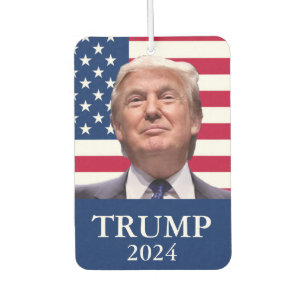 ドナルド・トランプ写真 – 2024年社長 カーエアーフレッシュナー