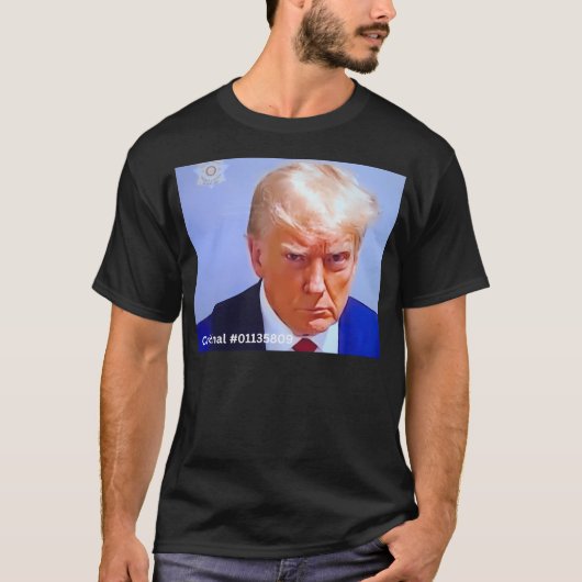 ドナルド・トランプ刑事01135809 Tシャツ (正面)