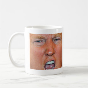 ドナルド・トランプ叫び コーヒーマグカップ