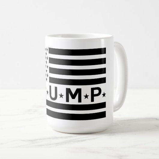 ドナルド・トランプ国旗2024アメリカを取り戻す コーヒーマグカップ (正面右)