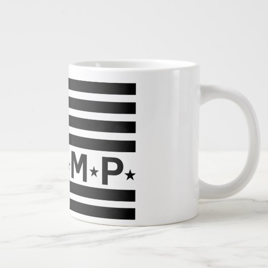 ドナルド・トランプ国旗2024アメリカを取り戻す ジャンボコーヒーマグカップ (右)