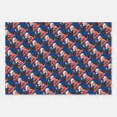 ドナルド・トランプ大統領おもしろい・クリスマス ラッピングペーパーシート (正面)