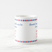 ドナルド・トランプ大統領が政治的おもしろい大統領に コーヒーマグカップ (中央)