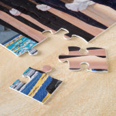 ドナルド・トランプ大統領が船員に挨拶する ジグソーパズル (側面)