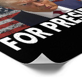 ドナルド・トランプ大統領が2024年プロMuで最も指名手配 ポスター (角)