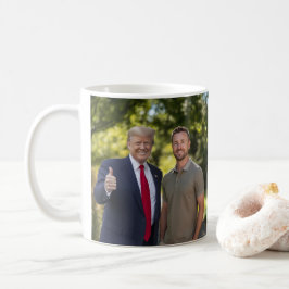 ドナルド・トランプ大統領との写真2024 おもしろい コーヒーマグカップ