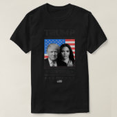 ドナルド・トランプ大統領とCandace副大統領 Tシャツ (デザイン正面)