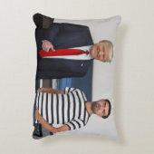 ドナルド・トランプ大統領に会った |写真の追加 アクセントクッション (裏面(縦))