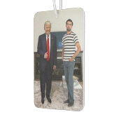 ドナルド・トランプ大統領に会った |写真の追加 カーエアーフレッシュナー (左)