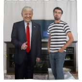 ドナルド・トランプ大統領に会った |写真の追加 シャワーカーテン (正面)