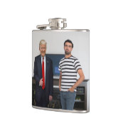 ドナルド・トランプ大統領に会った |写真の追加 フラスク (左)