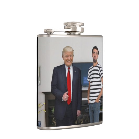 ドナルド・トランプ大統領に会った |写真の追加 フラスク (右)