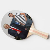 ドナルド・トランプ大統領に会った |写真の追加 卓球ラケット (横)