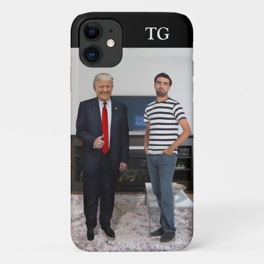 ドナルド・トランプ大統領に会った |写真の追加 Case-Mate iPhoneケース (裏面)