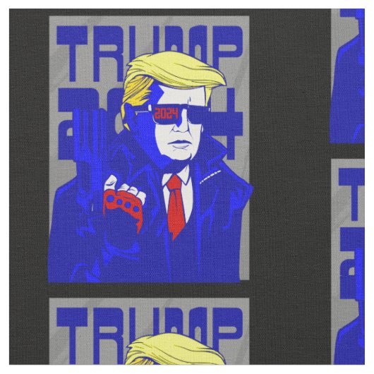 ドナルド・トランプ大統領に投票 ファブリック (クローズアップ)