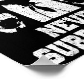 ドナルド・トランプ大統領の中指を降伏させる ポスター (角)