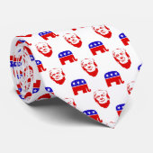 ドナルド・トランプ大統領の共和党員の紋章 ネクタイ (ロール)
